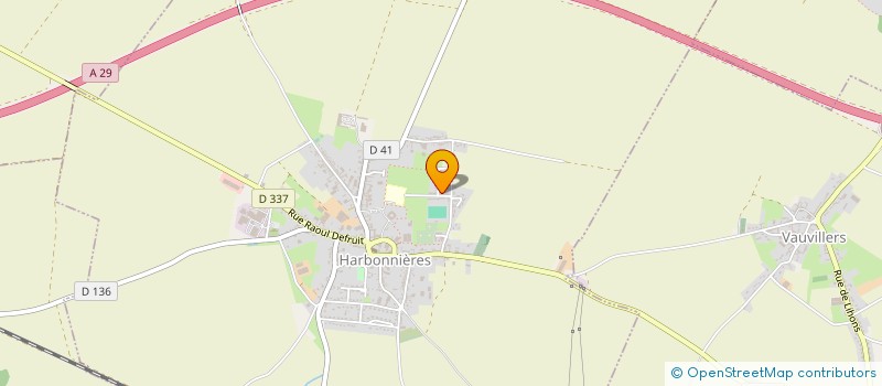 localisation de l'entreprise MADAME JULIETTE BEAUCHEMIN  HARBONNIERES