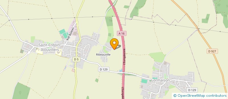localisation de l'entreprise MADAME JULIETTE BEAULIEU-CAMUS  SAINT-CREPIN-IBOUVILLERS