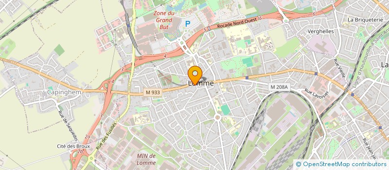 localisation de l'entreprise MADAME JULIETTE BECQUAERT à LILLE