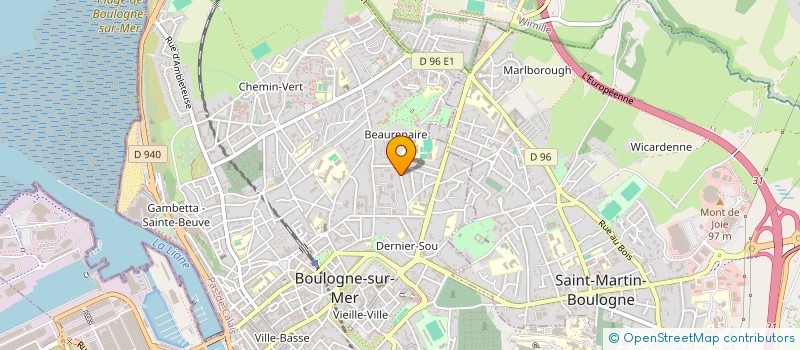 localisation de l'entreprise MADAME JULIETTE BECQUET  CALAIS