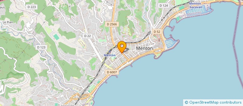 localisation de l'entreprise MADAME JULIETTE BELLOT  MENTON