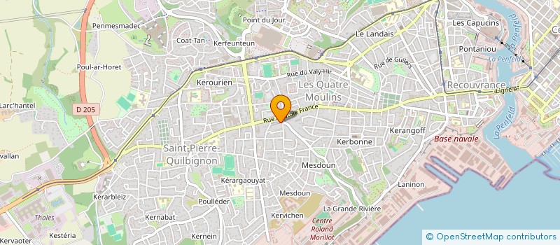 localisation de l'entreprise MADAME JULIETTE BERTHELOT à BREST