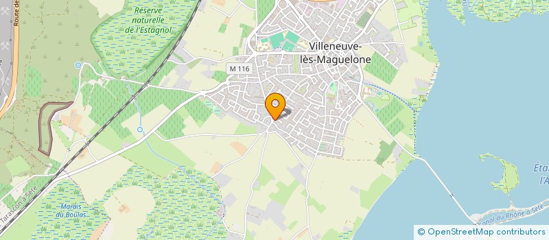 localisation de l'entreprise MADAME JULIETTE BERTIN  VILLENEUVE-LES-MAGUELONE