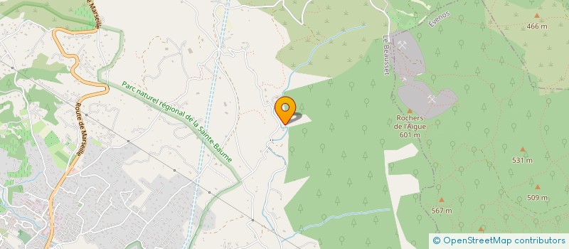 localisation de l'entreprise MADAME JULIETTE BERTOMEU  LE BEAUSSET