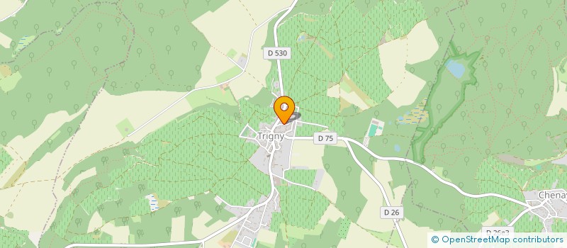 localisation de l'entreprise MADAME JULIETTE BERTRAND  TRIGNY