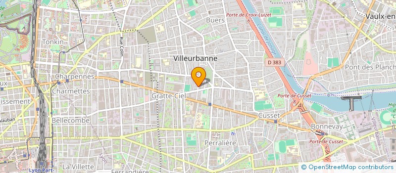 localisation de l'entreprise MADAME JULIETTE BERTRAND à VILLEURBANNE