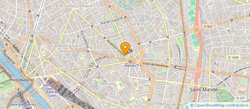 localisation de l'entreprise MADAME JULIETTE BLOUZARD à PARIS