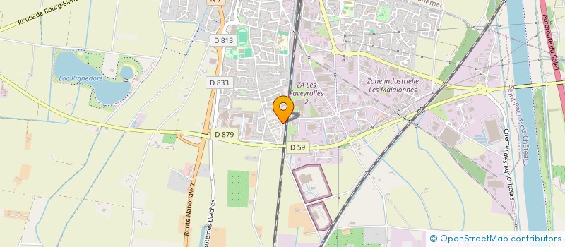 localisation de l'entreprise MADAME JULIETTE BLUZET  PIERRELATTE