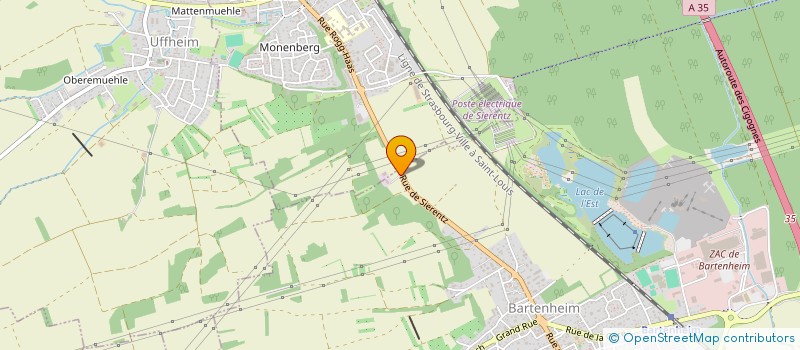 localisation de l'entreprise MADAME JULIETTE BOEGLIN  BARTENHEIM