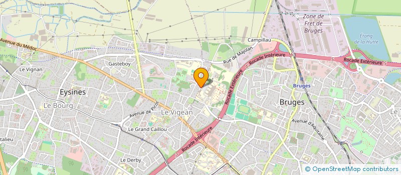 localisation de l'entreprise MADAME JULIETTE BONADEI  MERIGNAC