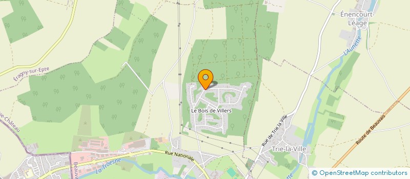 localisation de l'entreprise MADAME JULIETTE BONNY  TRIE-CHATEAU