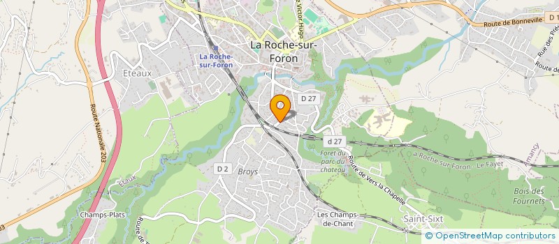 localisation de l'entreprise MADAME JULIETTE BORE à LA ROCHE-SUR-FORON