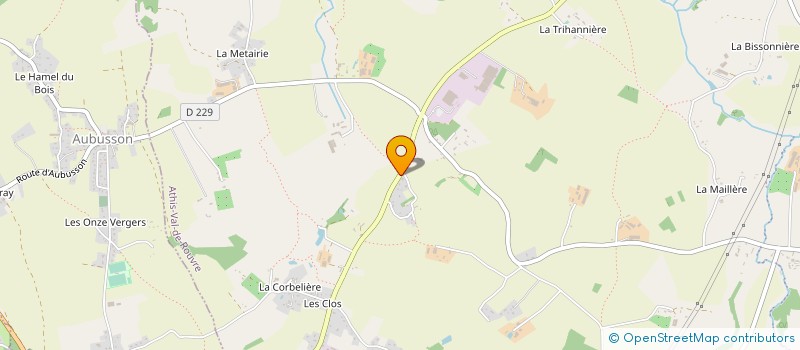 localisation de l'entreprise MADAME JULIETTE BOREL à ATHIS-VAL DE ROUVRE