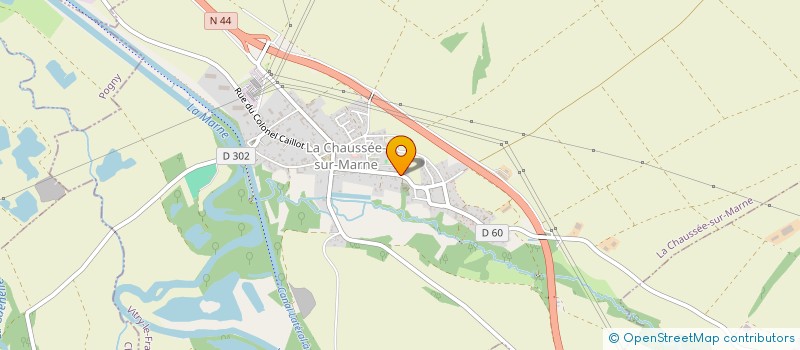 localisation de l'entreprise MADAME JULIETTE BORGES à LA CHAUSSEE-SUR-MARNE