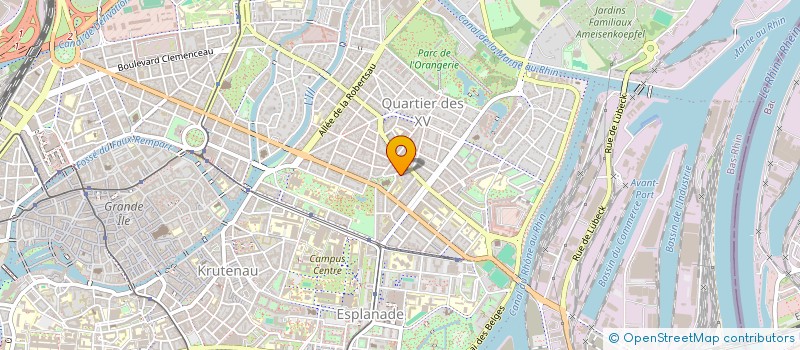 localisation de l'entreprise MADAME JULIETTE BORTMANN à STRASBOURG