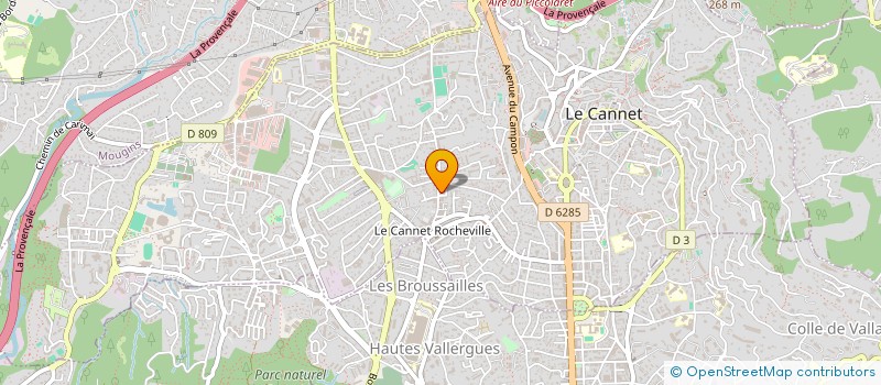 localisation de l'entreprise MADAME JULIETTE BOUCHE à LE CANNET