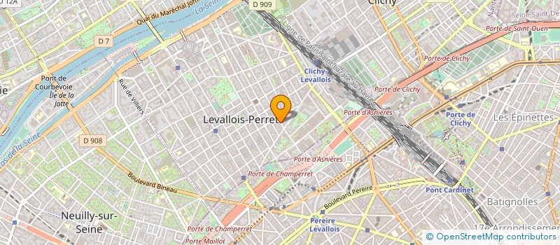 localisation de l'entreprise MADAME JULIETTE BOUCHUT à LEVALLOIS-PERRET