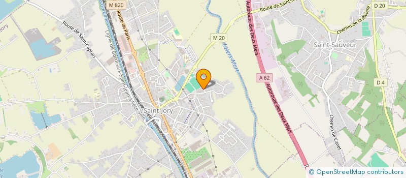 localisation de l'entreprise MADAME JULIETTE BOUGANT  SAINT-JORY