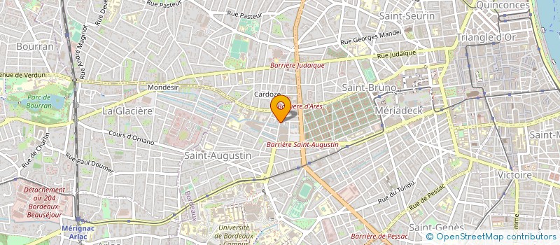 localisation de l'entreprise MADAME JULIETTE BOULBEN  GRADIGNAN