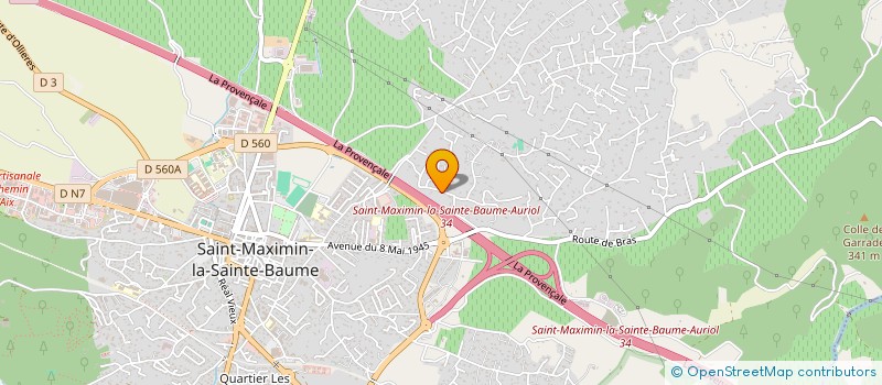 localisation de l'entreprise MADAME JULIETTE BOULET  SAINT-MAXIMIN-LA-SAINTE-BAUME