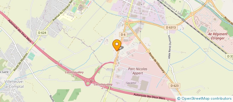 localisation de l'entreprise MADAME JULIETTE BOURREL  CASTELNAUDARY