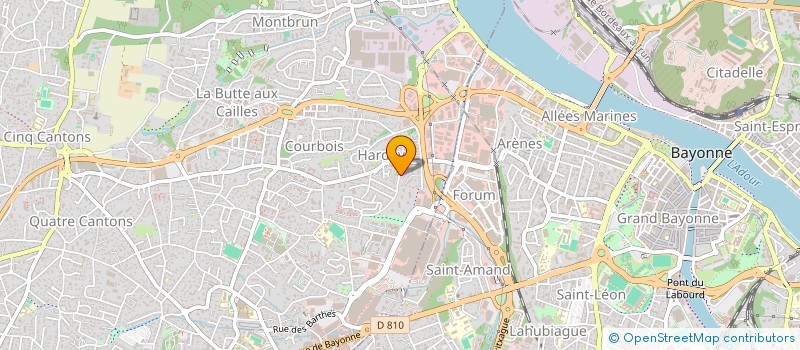 localisation de l'entreprise MADAME JULIETTE BOUSSUAT  ANGLET