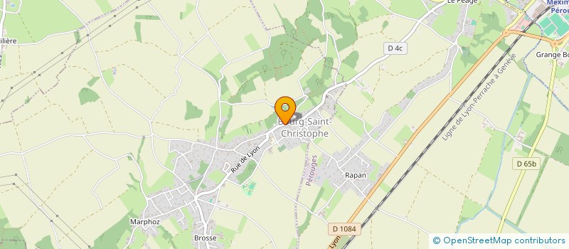 localisation de l'entreprise MADAME JULIETTE BRANA  BOURG-SAINT-CHRISTOPHE