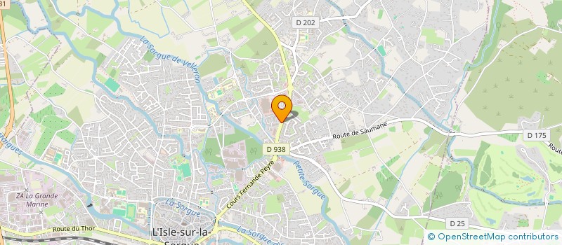 localisation de l'entreprise MADAME JULIETTE BRESSAN  L'ISLE-SUR-LA-SORGUE