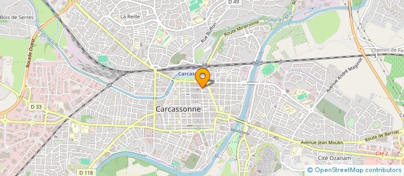 localisation de l'entreprise MADAME JULIETTE BREZET à CARCASSONNE