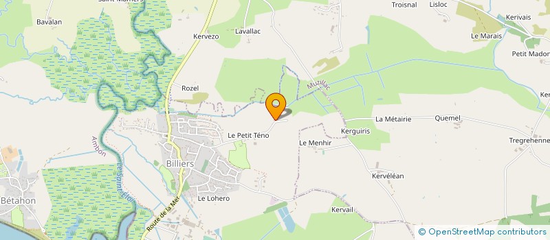 localisation de l'entreprise MADAME JULIETTE BRIAND  BILLIERS