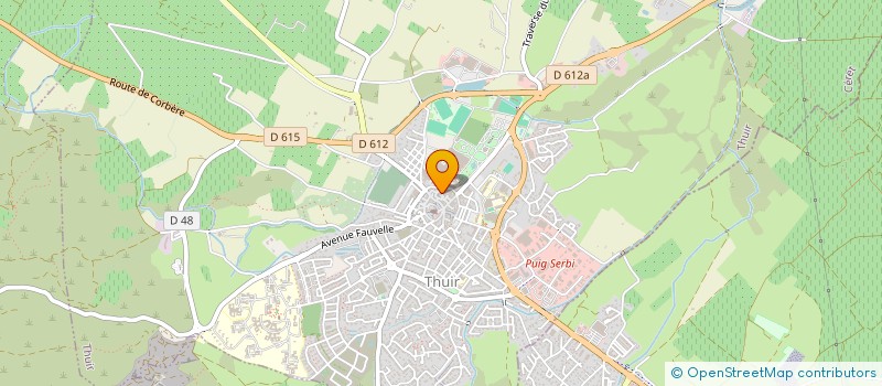 localisation de l'entreprise MADAME JULIETTE BRISEDOU  THUIR