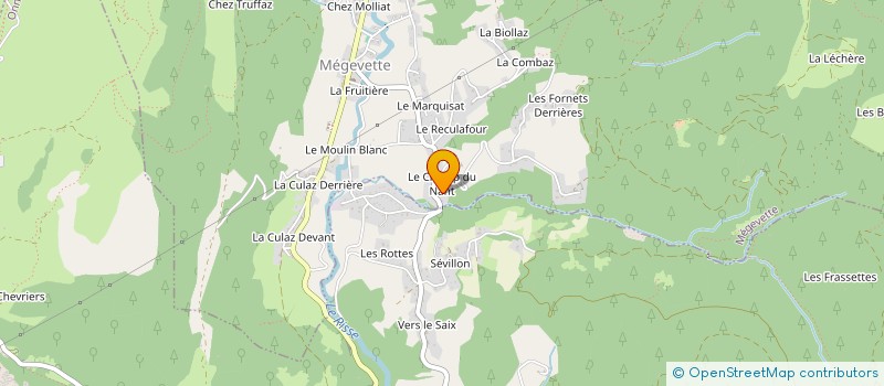 localisation de l'entreprise MADAME JULIETTE BRON  MEGEVETTE