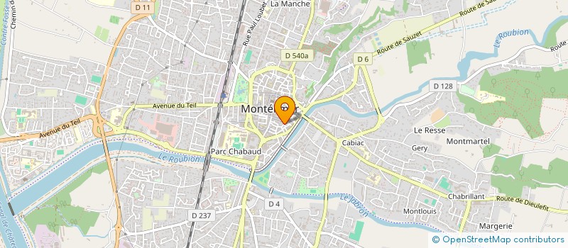 localisation de l'entreprise MADAME JULIETTE BRUEL  MONTELIMAR