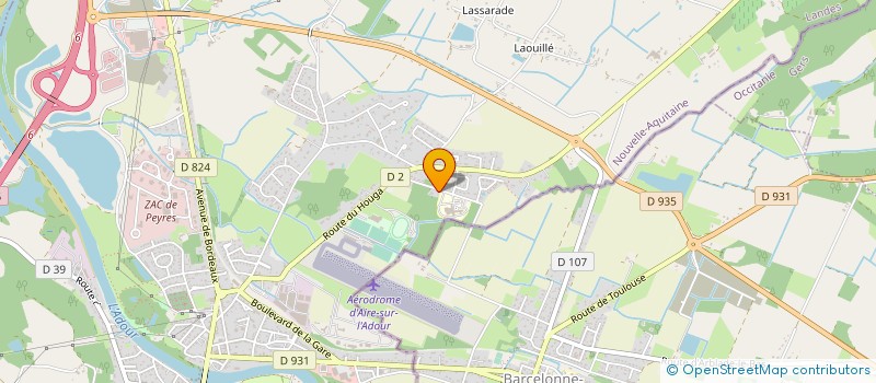 localisation de l'entreprise MADAME JULIETTE BRUNAIS à AIRE-SUR-L'ADOUR