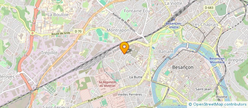 localisation de l'entreprise MADAME JULIETTE BUSCHINI à BESANCON