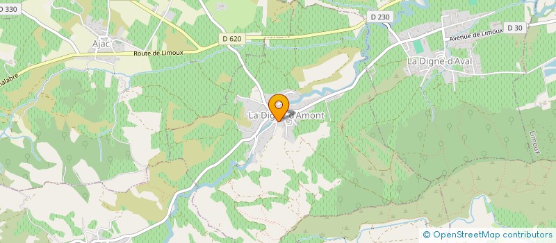 localisation de l'entreprise MADAME JULIETTE CANCIAN  LA DIGNE-D'AMONT