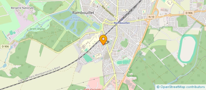 localisation de l'entreprise MADAME JULIETTE CANET  RAMBOUILLET