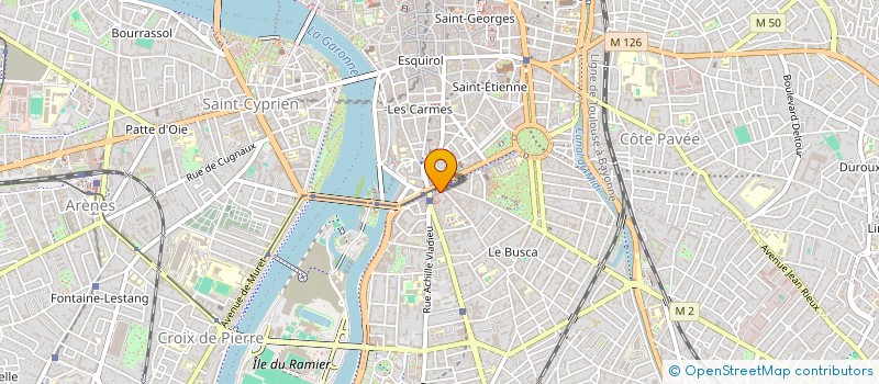 localisation de l'entreprise MADAME JULIETTE CARRIE  TOULOUSE