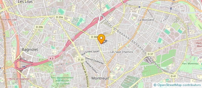 localisation de l'entreprise MADAME JULIETTE CATHERINEAU à MONTREUIL