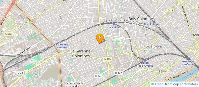 localisation de l'entreprise MADAME JULIETTE CAZILHAC à LA GARENNE-COLOMBES