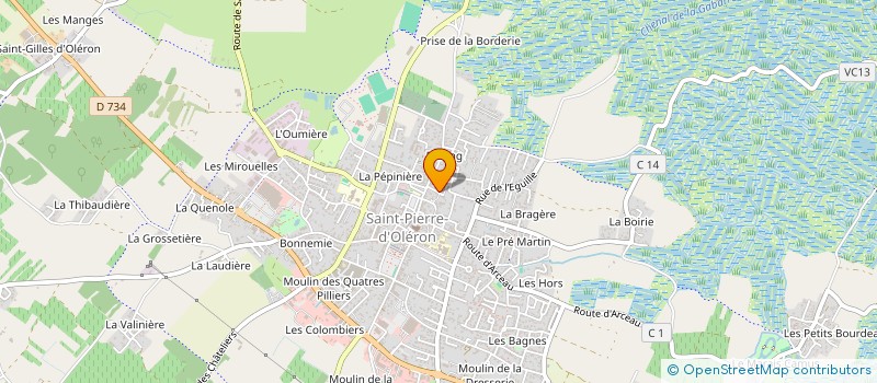 localisation de l'entreprise MADAME JULIETTE CHAILLOLEAU  SAINT-PIERRE-D'OLERON