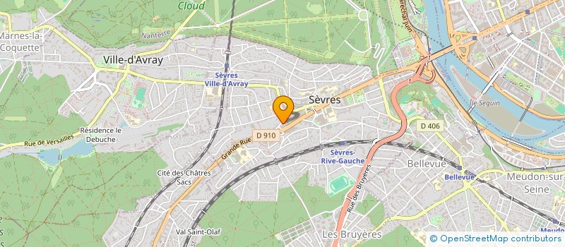 localisation de l'entreprise MADAME JULIETTE CHAILLOU  SEVRES