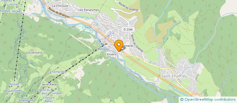 localisation de l'entreprise MADAME JULIETTE CHAIX  SAINT-CHAFFREY