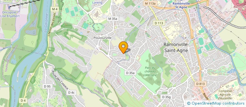 localisation de l'entreprise MADAME JULIETTE CHANU  TOULOUSE