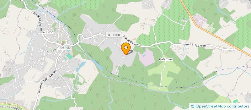 localisation de l'entreprise MADAME JULIETTE CHASSAGNE  SADIRAC