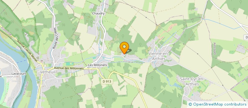 localisation de l'entreprise MADAME JULIETTE CHAVAND  VIENNE-EN-ARTHIES