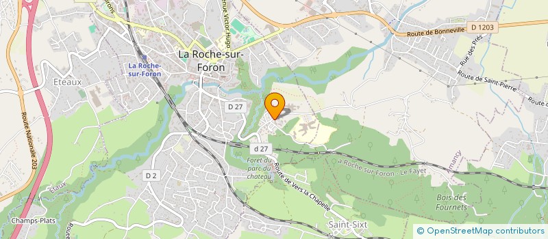 localisation de l'entreprise MADAME JULIETTE CHAVATTE  LA ROCHE-SUR-FORON