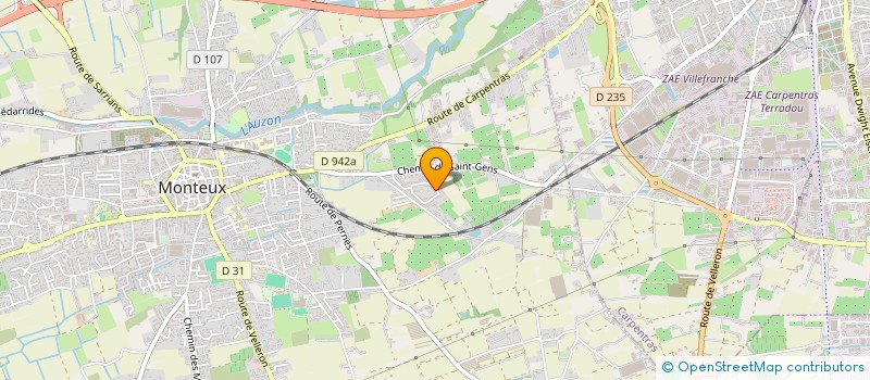 localisation de l'entreprise MADAME JULIETTE CHENET  MONTEUX