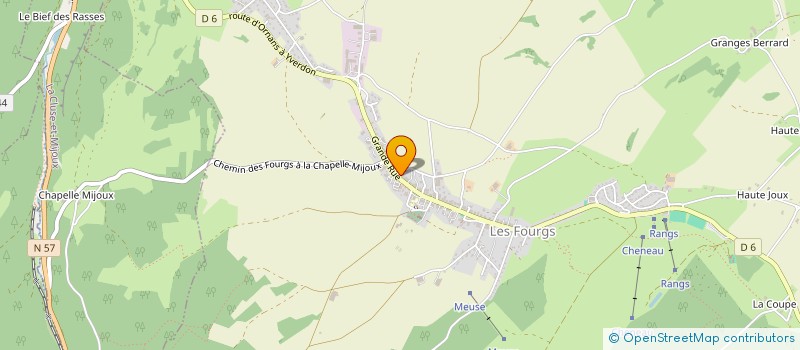 localisation de l'entreprise MADAME JULIETTE CHEVREY  DOUBS