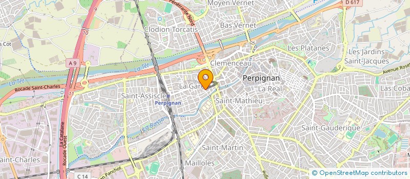 localisation de l'entreprise MADAME JULIETTE CHIVOT  PERPIGNAN